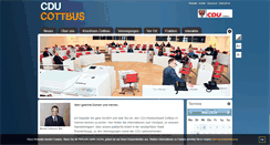 Desktop Screenshot of cdu-cottbus.de