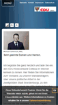 Mobile Screenshot of cdu-cottbus.de